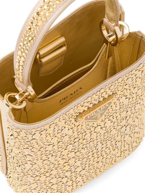 prada panier small|Prada Small Panier crystal.